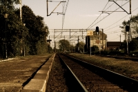 Zdjęcie: Bytom Odrzański w sepii