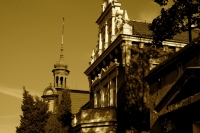 Zdjęcie: Bytom Odrzański w sepii